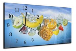 Nástenné hodiny ovocia 30x60cm XLI - plexi