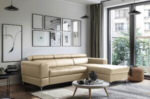 ROHOVÁ SEDAČKA, textil, koža, svetlosivá Livetastic - Sedačky, Online Only