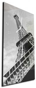 Nástenné hodiny Eiffel 30x60cm III - plexi