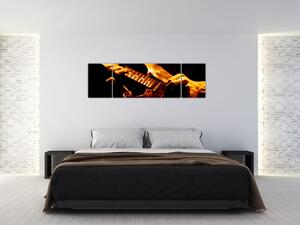 Obraz elektrické gitary (Obraz 170x50cm)