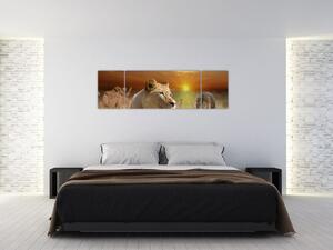 Obrazy zvierat (Obraz 170x50cm)
