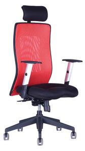 Kancelárska stolička na kolieskach Office Pro CALYPSO GRAND SP1 – s podrúčkami Červená 13A11