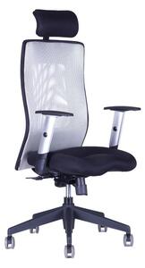 Kancelárska stolička na kolieskach Office Pro CALYPSO GRAND SP1 – s podrúčkami Svetlosivá 12A11