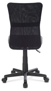 Detská stolička na kolieskach TINK — čierna / sivá