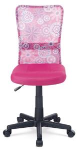 Detská stolička na kolieskach TINK - ružová