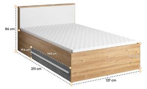 Jednolôžková posteľ PLANO 120x200