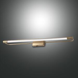 Nástenné LED svietidlo Rapallo mosadz IP44 80 cm, Mosadz / zlato, Chodba, kov, Moderný, Osvetlenie obrazu