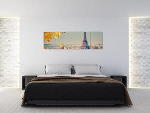 Moderný obraz Paríža - Eiffelova veža (Obraz 170x50cm)