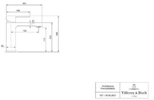 Villeroy & Boch Architectura umývadlová batéria stojanková chrómová TVW10300400161