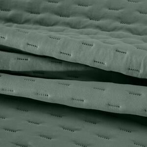 EUROFIRANY Jednofarebný prehoz na posteľ vyrobený technológiou horúceho lisovania 220 cm x 240 cm tmavo mentolová 100 % polyester Rozmery textílií: 170 cm x 210 cm