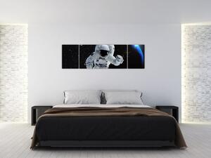 Obraz astronauta vo vesmíre (Obraz 170x50cm)