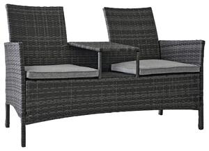 ZÁHRADNÁ LAVICA, kov, plast, textil Ambia Garden - Série záhradného nábytku