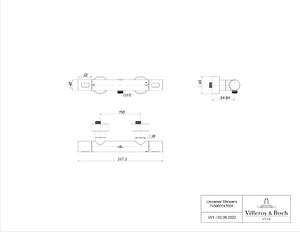 Villeroy & Boch Universal Taps & Fittings sprchová batéria nástenná áno chrómová TVS00001700061