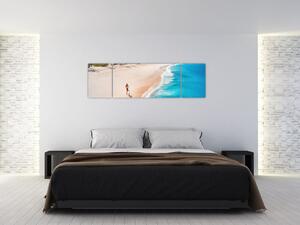Obraz piesočné pláže - obrazy do bytu (Obraz 170x50cm)