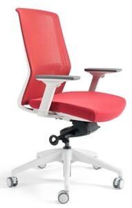 Kancelárska ergonomická stolička BESTUHL J17 WHITE — viac farieb Čierna