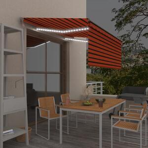 Maison Exclusive – Elektrická markíza s LED osvetlením a senzorom, rozmer 3,5 x 2,5 m