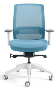 Kancelárska ergonomická stolička BESTUHL J17 WHITE — viac farieb Sivá