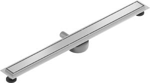 Mexen Flat nerezový sprchový žľab, 360°otočný sifon, 80 cm vzor M13, 2v1, 1010050-40