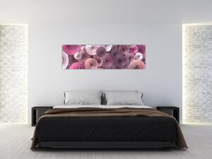 Farebné kvety - obraz (Obraz 170x50cm)