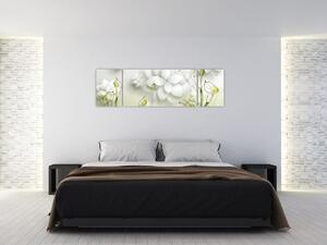 Moderný obraz - kvety (Obraz 170x50cm)