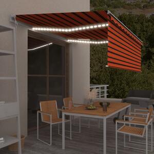 Maison Exclusive – Elektrická markíza s LED osvetlením a senzorom, rozmer 4,5 x 3 m