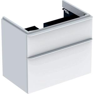 Kúpeľňová skrinka pod umývadlo Geberit Smyle Square 73,4x62x47 cm biela 500.353.00.1