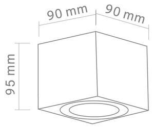 Orlicki Design Lago stropné svietidlo 1x8 W čierna OR82173