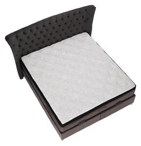 Boxspringová posteľ 180x200, sivá, MERSIA