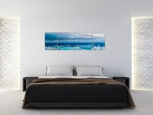 Obraz piesočné pláže (Obraz 170x50cm)