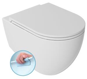 ISVEA INFINITY, závesná WC misa s rimless splachovaním bez sedátka, 36,5x53cm, biela, 10NF02001