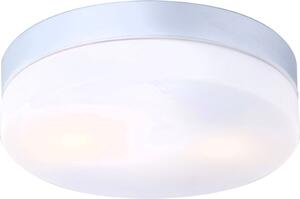 Globo Lighting Vranos vonkajšia stropná lampa 2x60 W strieborná 32112