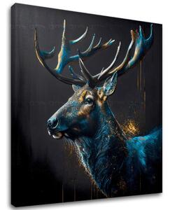 Dekoratívna maľba na plátne - PREMIUM ART - Peaceful Forest Guardian - 80x80 cm