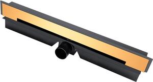 FDesign Kleome lineárny odtok 60 cm čierna-zlatá FD74037055