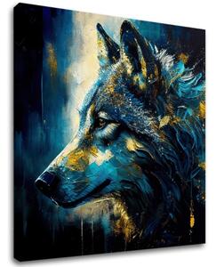 Dekoratívna maľba na plátne - PREMIUM ART - Wilderness in Wolf Eyes - 60x60 cm