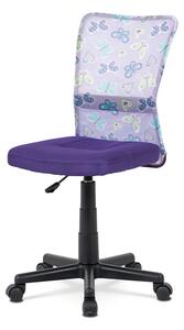 Detská stolička na kolieskach TINK – fialová