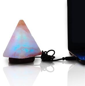 Soľná lampa USB pyramída