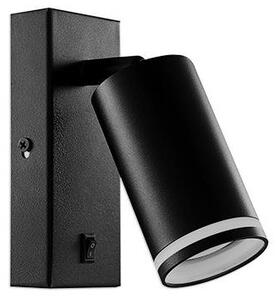 Illumaxx Nástenné bodové svietidlo 1xGU10/35W/230V čierna OS0019 + záruka 3 roky zadarmo