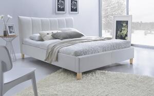 Manželská posteľ 160 cm Sherill (biela) (s roštom). Vlastná spoľahlivá doprava až k Vám domov. 770889