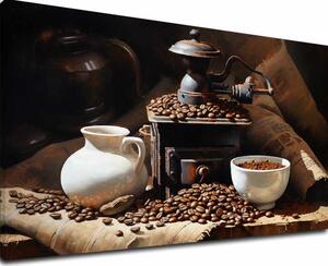 Kávové obrazy do kuchyne Neodolateľný Zážitok - 40x60 cm