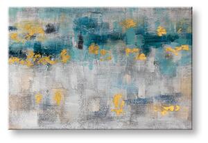 Maľovaný obraz na stenu ABSTRAKT 120x80 cm - 120×80 cm / Klasický 2 cm