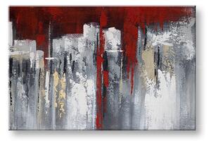 Maľovaný obraz na stenu ABSTRAKT 90x60 cm - 90×60 cm / Klasický 2 cm