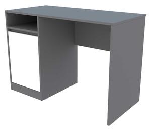 CALIPSO písací stolík 1300 1D, grafit/biela