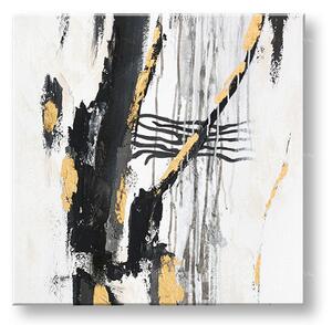 Maľovaný obraz na stenu ABSTRAKT 60x60 cm - 60×60 cm / Klasický 2 cm
