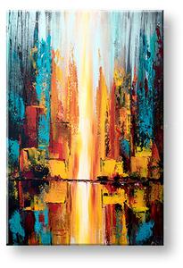 Maľovaný obraz na stenu ABSTRAKT 60×90 cm - 60×90 cm / Klasický 2 cm