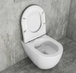 Isvea INFINITY závesná WC misa, Rimless, 36,5x53cm, biela