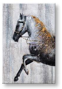 Maľovaný obraz na stenu KÔŇ 80x120 cm - 80×120 cm / Klasický 2 cm