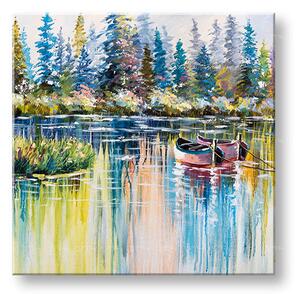 Maľovaný obraz na stenu KRAJINA 60x60 cm - 60×60 cm / Klasický 2 cm