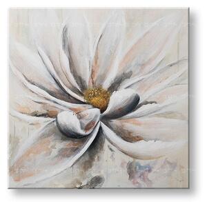 Maľovaný obraz na stenu KVET 100x100 cm - Klasický 2 cm