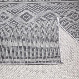 Dekorstudio Šnurkový koberec PALM 3522 - antracitový Rozmer koberca: 150x150cm