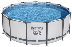 Bestway Steel Pro 5618W, Rámový bazén, Rebrík, Biela, 50,3 kg